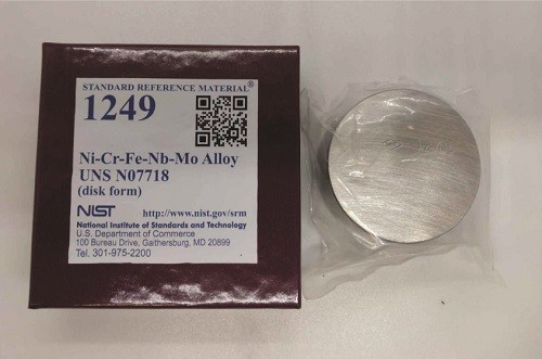 SRM 1249 Ni-Cr-Fe-Nb-Mo合金UNS N07718標(biāo)準(zhǔn)品
