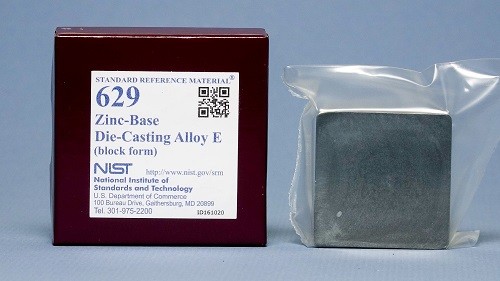 SRM 629  鋅基壓鑄合金E(塊狀)標(biāo)準(zhǔn)品