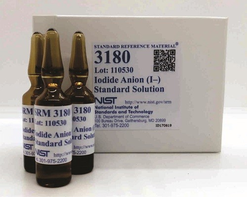 SRM 3180 碘陰離子 (I-)標(biāo)準(zhǔn)品