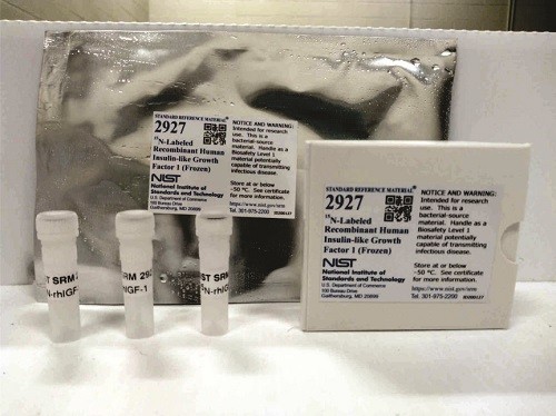 SRM 2927  15N標(biāo)記重組人胰島素樣生長(zhǎng)因子1標(biāo)準(zhǔn)品(冷凍)