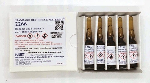 SRM 2266   2，2，4三甲基戊烷中的厚樸烷和甾烷標準品