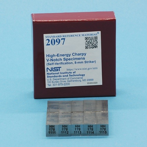 SRM 2097  高能Charpy V-缺口標(biāo)本(自驗證，8毫米射手)