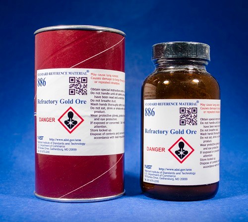 SRM 886 難熔金礦標準品